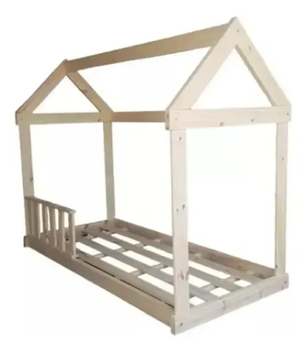 Cama Montessori Casita Pino New