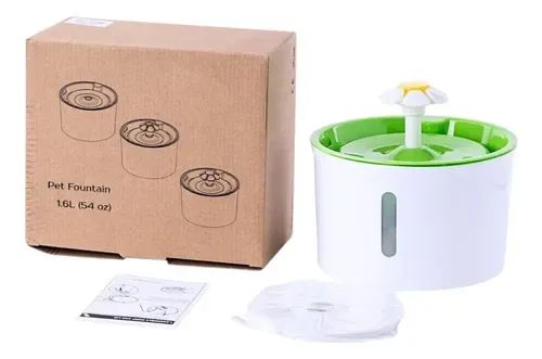 Fuente Bebedero Automático Perros Gatos 1.6L