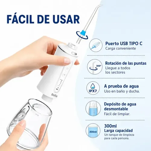 Irrigador Bucal Belfia HF-11 Blanco
