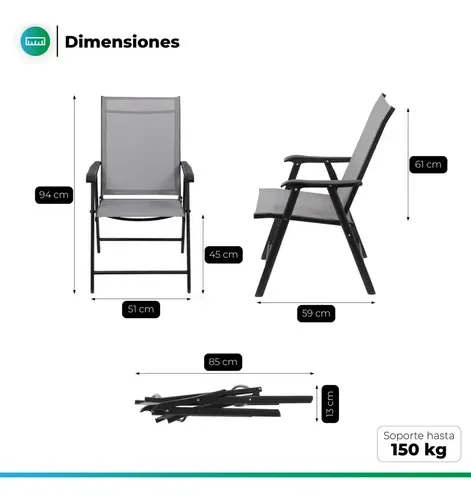 Combo reposeras Gravedad Cero