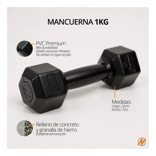 Mancuernas Fitnesas 10 kg